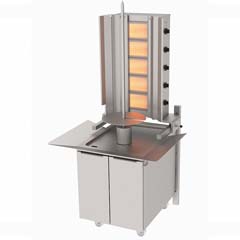 Atalay Wall Mounted Döner Machine, 5 Radiants, Gas, ADG 5DS - Atalay
