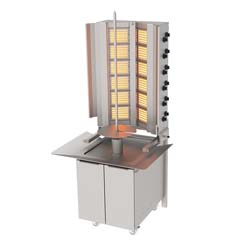 Atalay Wall Mounted Döner Machine, 6x2 Radiant, Gas, ADG 12D - Atalay