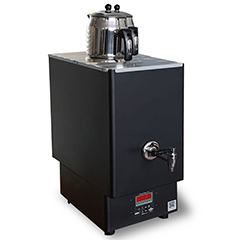 Ateşe Ayder Digital Tea Machine, Electric, Static Coated, Black, 2 Kettles - Ateşe