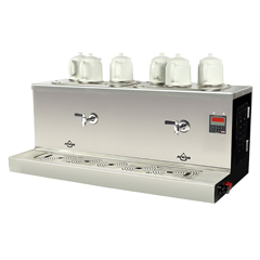 Ateşe Cappadocia Digital Tea Boiler, 6 Teapot, Electric-Gas, Static Painted, Black - Ateşe