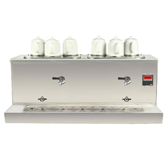 Ateşe Cappadocia Digital Tea Boiler, 6 Teapots, Electric, Static Painted, Black - Ateşe