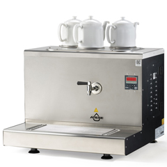 Ateşe Cappadocia Digital Tea Boiler, Electric Gas, Inox, 3 Teapots - Ateşe