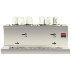 Ateşe Cappadocia Digital Tea Boiler, Electric Gas, Inox, 6 Teapots - Ateşe