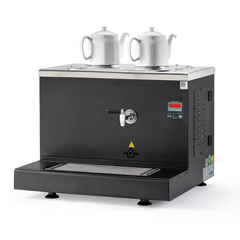 Ateşe Cappadocia Digital Tea Kettle, Electric Gas, Static Painted, Black, 2 Teapots - Ateşe