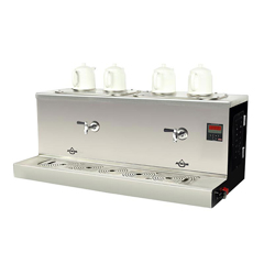 Ateşe Cappadocia Dijital Çay Kazanı, 4 Demklikli, Elektrikli-Gazlı, Statik Boyalı, Siyah - Ateşe