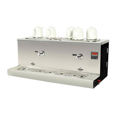 Ateşe Cappadocia Dijital Çay Kazanı, 5 Demlikli, Elektrikli-Gazlı, Statik Boyalı, Siyah - Ateşe