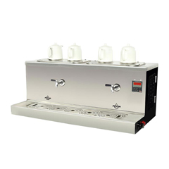 Ateşe Cappadocia Smart Tea Boiler, 4 Teapots, Electric-Gas, Static Painted, Black - Ateşe