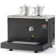 Ateşe Cappadocia Smart Tea Kettle, Electric Gas, Static Painted, 2 Teapots - Ateşe