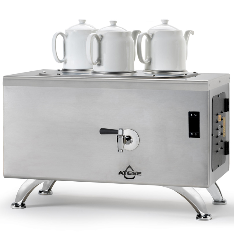 Ateşe Efes Digital Tea Boiler, Electric, Inox, 3 Teapots Price