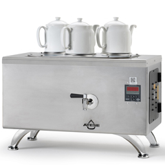 Ateşe Efes Smart Çay Kazanı, Elektrikli, Inox, 3 Demlikli - Ateşe