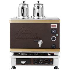 Ateşe Gold Analog Çay Kazanı, Statik Boyalı, Gazlı Elektrikli, 2 Demlikli - Ateşe