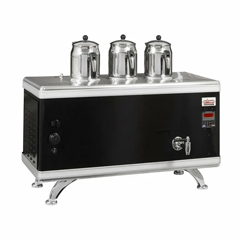 Ateşe Titanium Compact Akıllı Dijital Çay Kazanı, Statik Boyalı, Gazlı Elektrikli, 3 Demlikli - Ateşe