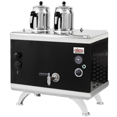 Ateşe Titanium Smart Digital Tea Boiler, Static Painted, Gas Electric, 2 Teapots - Ateşe