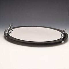 Zicco - Zicco Aynalı Teşhir Standı, Oval, Kulplu, 60X40 cm (1)