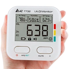 AZ 7732 Carbon Dioxide Temperature Humidity Meter - 2
