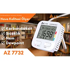 AZ 7732 Karbondioksit Sıcaklık Nem Ölçer - 3