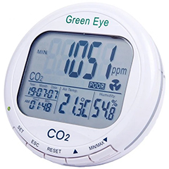 AZ 7798 Carbon Dioxide Temperature and Humidity Data Logger - 1