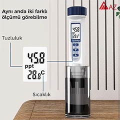AZ 8371 Dijital Tuzluluk Ölçer - 2