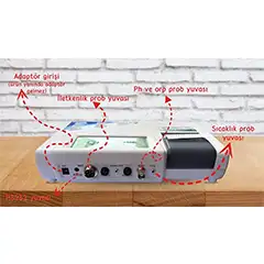 AZ 86555 Yazıcılı Masaüstü pH, İletkenlik, TDS, Tuzluluk, Sıcaklık Ölçer - 5