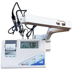AZ 86555 Yazıcılı Masaüstü pH, İletkenlik, TDS, Tuzluluk, Sıcaklık Ölçer - AZ Instruments