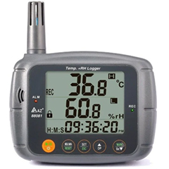 AZ 88081 Professional Temperature and Humidity Meter, with Logging Feature - 1
