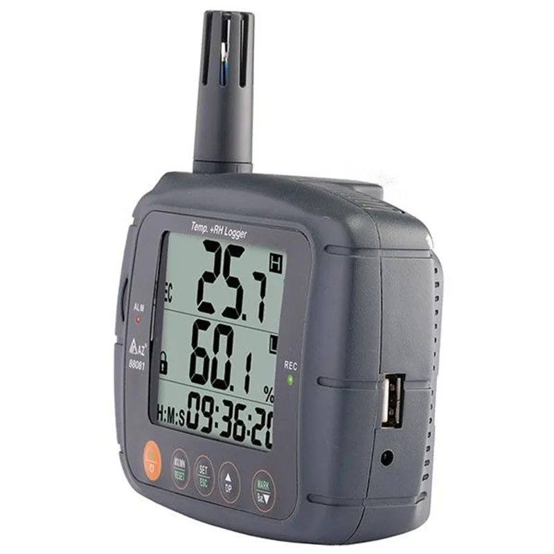 AZ 88081 Professional Temperature and Humidity Meter, with Logging Feature - 2