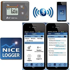 AZ 88362 Sıcaklık Nem Kayıt Cihazı Datalogger, Akıllı Telefon Uyumlu - 2