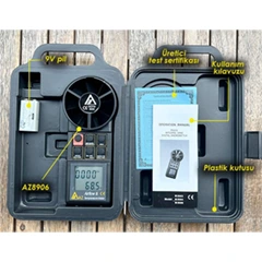AZ 8906 Professional Air Speed and Air Flow Meter - 3