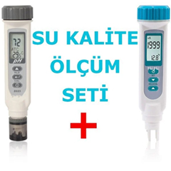 AZ Su Kalitesi Ölçüm Cihazı Seti, Ph ve İletkenlik - AZ Instruments