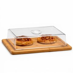 Zicco Bambu Altlı Muhafaza Kabı, Polikarbon Kapaklı, 30x40x10 cm (ZCP.780 +HWC.03) - Zicco