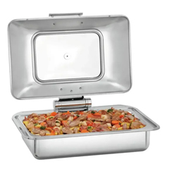 Bartscher Gn 1/1 8.5 Lt Chafing Dish Induction Heating Compatible - 1