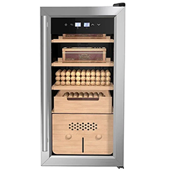 Berfmann BFC315-SG Cigar Cabinet, 315 Cigar Capacity - 3