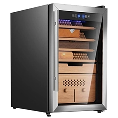 Berfmann BFC486-SG Cigar Cabinet, 486 Cigar Capacity - 3