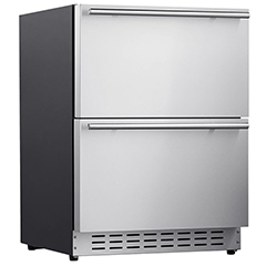Berfmann BUF113-DS Built-In Undercounter Freezer, Double Drawer, 113 lt - Berfmann