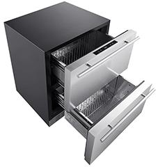 Berfmann BUF113-DS Built-In Undercounter Freezer, Double Drawer, 113 lt - 3