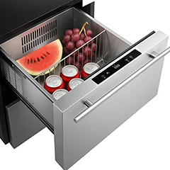 Berfmann BUF113-DS Built-In Undercounter Freezer, Double Drawer, 113 lt - 4