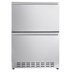 Berfmann BUR113-DSS Undercounter Built-in Refrigerator, Double Drawer, 113 lt - Berfmann (1)