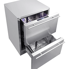 Berfmann BUR113-DSS Undercounter Built-in Refrigerator, Double Drawer, 113 lt - 3