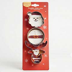 Beysa 0078 Yılbaşı Kurabiye Kalıbı, 3lü - Beysa