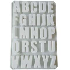 Beysa Alfabe Silikon Kalıp, Beyaz - Beysa