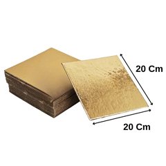 Beysa Altın Pasta Altlığı, Mendili Kare 20x20 Cm - Beysa