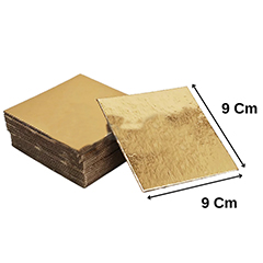 Beysa Altın Pasta Altlığı, Mendili Kare, 9x9 cm - Beysa