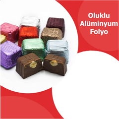 Beysa Alüminyum Çikolata Folyosu, Oluklu, Mor, 1 kg - Beysa