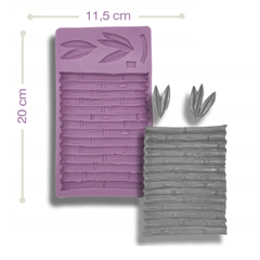 Beysa Bambu Silikon Şeker Hamuru Kalıbı, 20x11,5 cm - Beysa