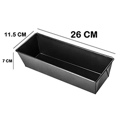 Beysa Baton Kek Kalıbı, Dikdörtgen, 26x11,5 cm - 2