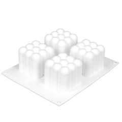 Beysa Bubble Silikon Kek Kalıbı, 4lü - Beysa