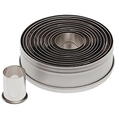 Beysa BXGQM Çikolata Kesici Metal Set, Düz - Beysa