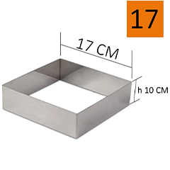Beysa Cake Ring Square, 17x17 cm - Beysa (1)