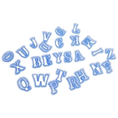 Beysa CK2160 Alfabe Kopat Seti, Mavi, Küçük - 3