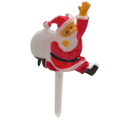 Beysa Çuvallı Noel Baba Yılbaşı Pasta Süsü, 25li Paket - Beysa